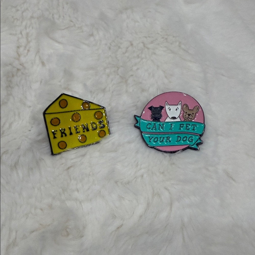 Pet-Themed Enamel Pin Set